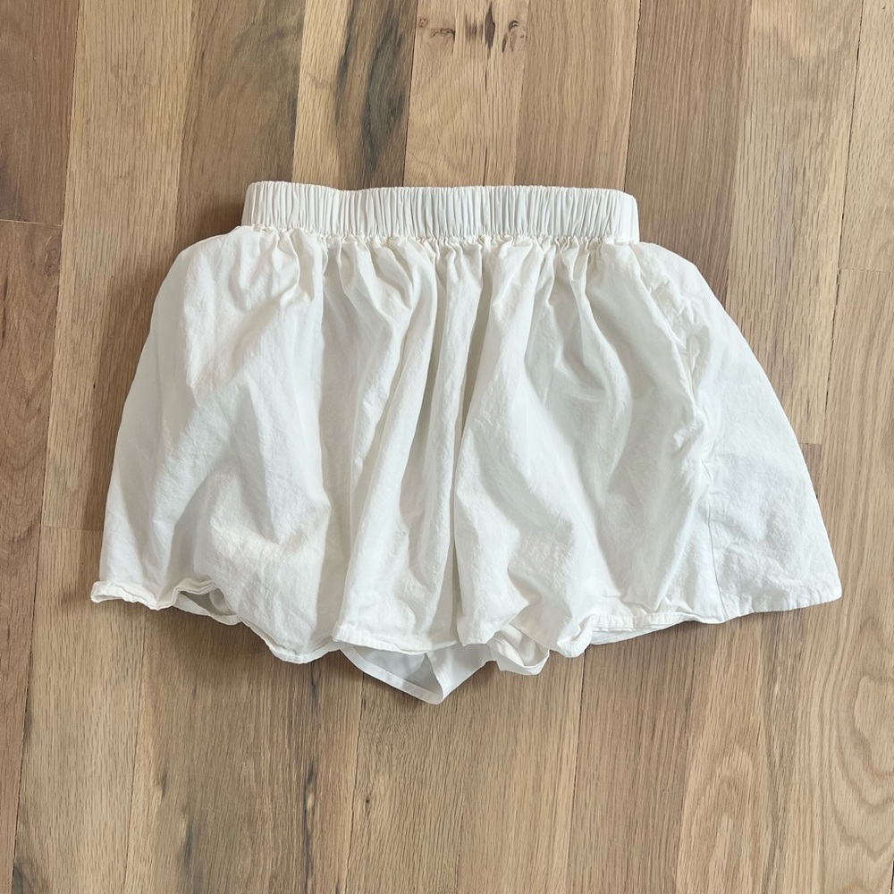 White Mini Skort